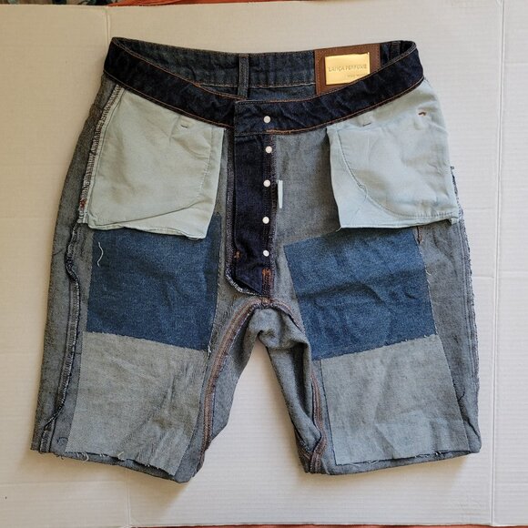 Lanca Perfume jean shorts Brazilian boho distressed denim beach coastal cowgirl - Picture 3 of 14